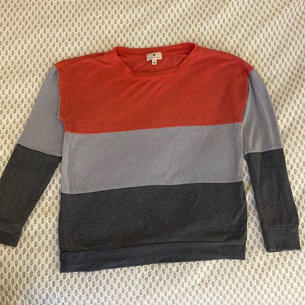 Socialite Multi Color Block Sweater